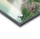 Restored painting of Buckhorn Wall and Cheat River Acrylic print