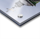 Clock tower and weather station by port in Punta Arenas in Chile Acrylic print