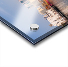 The Creek by Bur Dubai and Al Seef with large docked cruise boat Acrylic print