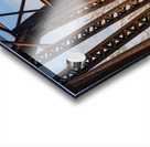 Steel girder bridge carries the bike walking trail over Deckers  Acrylic print