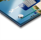 Sign for access to Jumeirah beach for wheelchair users Impression Acrylique