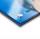 Iconic Burj al Arab behind newly constructed Marsa al Arab hotel Acrylic print