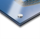 Fisheye view of hotels and apartments in JBR Beach Acrylic print