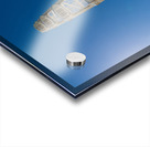 Fisheye view of Ain Dubai observation wheel on Bluewaters Island Acrylic print