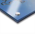 Rubber surface of running track alongside Dubai beach Impression Acrylique