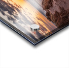 Sunset over Formby Beach through sand dunes Acrylic print