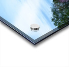 Old stone castle overlooking river in Knaresborough Acrylic print