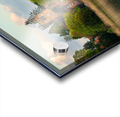 View across the Mere to the town of Ellesmere in Shropshire Acrylic print