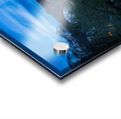 Old stone railway viaduct over River Nidd in Knaresborough Acrylic print