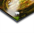 Digital oil painting of the windows of St Dunstan church Acrylic print