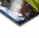 Old School House building in graveyard in Oswestry Acrylic print