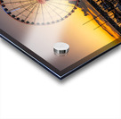 Ferris wheel at National Harbor at sunset Impression Acrylique