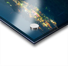 Lights twinkling in Morgantown at night Acrylic print