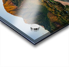 Aerial drone shot of Tunnels Beach at sunrise on Kauai in Hawaii Acrylic print