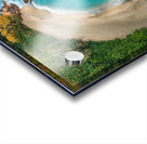 Top down view of rocks and waves on Lumahai beach Kauai Acrylic print