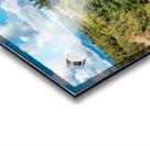 Aerial overview of Sealodge beach in Princeville on Kauai Acrylic print