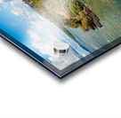 Overhead panorama view of Sealodge beach in Princeville on Kauai Acrylic print