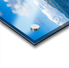 Panoramic view of Princeville coastline on Kauai Impression Acrylique