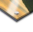 Mist swirling over Cheat River gorge at sunrise near Raven Rock Impression Acrylique