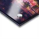 Pastel drawing campus of West Virginia university at night Impression Acrylique