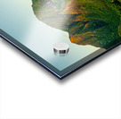 Aerial shot of Tunnels Beach at sunrise on Kauai in Hawaii Acrylic print