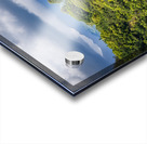 Opaekaa Falls sunlit as dark storm clouds gather over the hills Impression Acrylique