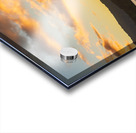 Sunset over Hanalei bay from overlook on the road Acrylic print