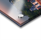 Moonrise over illuminated Woodburn Hall at WVU Morgantown Acrylic print