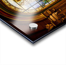 The Angel among the Lilies. Tiffany stained glass window. 1896 Acrylic print