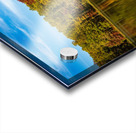 Fall leaves surround reservoir in Coopers Rock State Forest in W Acrylic print