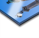 Facade and clock tower of Winneshiek County Courthouse Decorah Acrylic print