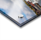 Cityscape of Burlington in Iowa from the Mississippi river Impression Acrylique