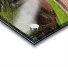 Pattern of bricks on Snake Alley in Burlington Iowa Acrylic print