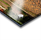 Pattern of bricks on Snake Alley in Burlington Iowa Acrylic print