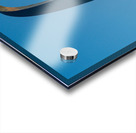 Unusual view of Gateway Arch at sunrise against blue sky Acrylic print