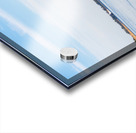 New Madrid power station above sand banks of Mississippi river i Acrylic print