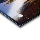 Manhattanhenge when the sun sets along 42nd street in NY Impression Acrylique