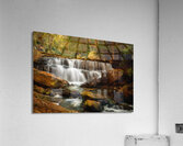 Impressionistic Deckers Creek waterfall in West Virginia Acrylic Print