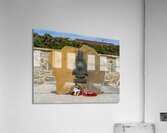 Royal Marines memorial in Stanley in the Falkland Islands Acrylic Print