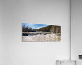 Eye level view of raging flooded Valley Falls near Fairmont Acrylic Print