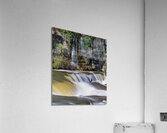 Small waterfall by Valley Falls on a bright spring morning Acrylic Print