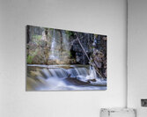 Small waterfall by Valley Falls on a bright spring morning Acrylic Print