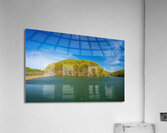 Reflection of spring leaves in Cheat Lake Park near Morgantown Acrylic Print