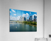 Office Towers View - Austin cityscape across Lady Bird Lake Acrylic Print