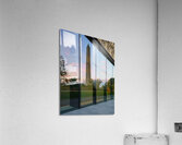 Reflection of Washington in African American Museum Acrylic Print