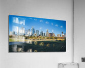 Cityscape of apartments and offices  in downtown Austin Texas Acrylic Print