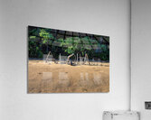 Aloha from Kauai: A driftwood greeting spells out a warm welcome Acrylic Print