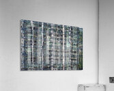 Reflections of condominium tower in windows of apartment buildin Acrylic Print