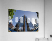 The Republic building in Austin Texas seen through fisheye lens Acrylic Print