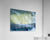 Frozen motion of raging water flowing over Valley Falls Acrylic Print
